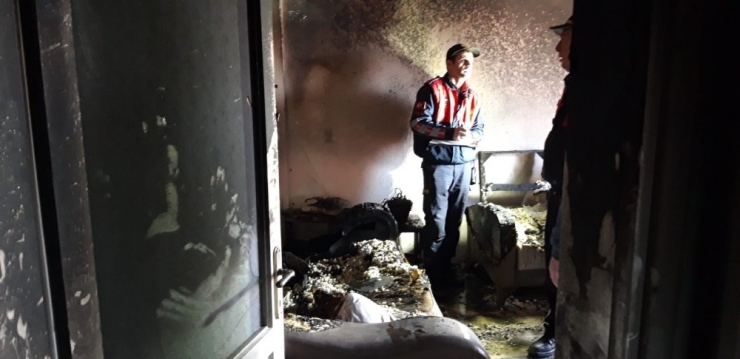 Aydın’da Ev Yangını