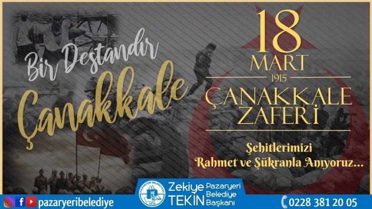 Başkan Tekin’den 18 Mart Çanakkale Zaferi Mesajı