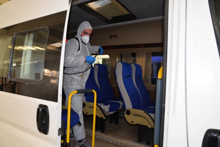 Bilecik’te 400 Araç Korona Virüsüne Karşı Dezenfekte Edildi