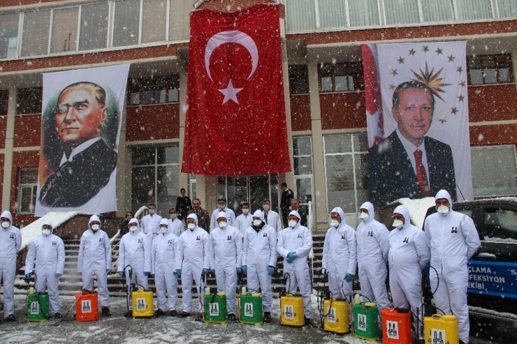 Büyükşehirin Dezenfekte Timleri İşbaşında