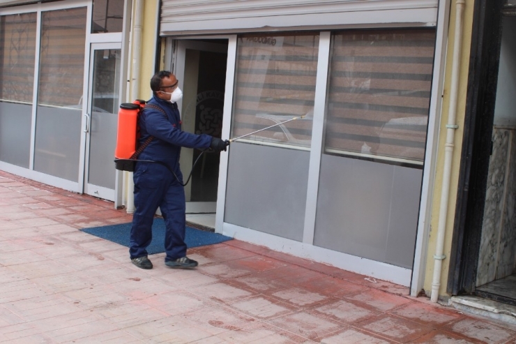 Şemdinli’de Dezenfekte Çalışması