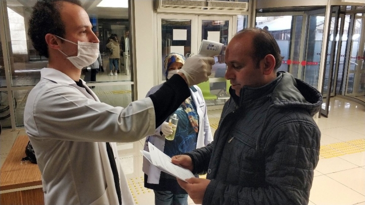 Samsun Adliyesinde "Korona" Önlemi