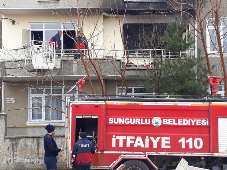 Sungurlu’da Ev Yangını Korkuttu