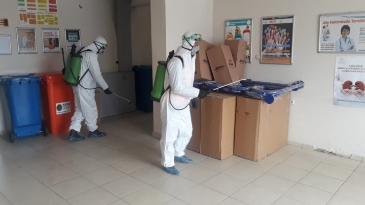 Çaldıran Belediyesinden Dezenfekte Çalışması
