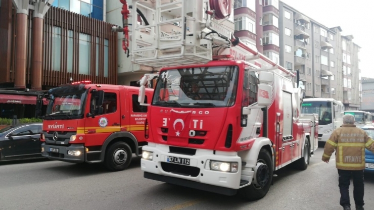 Klimadan Çıkan Yangına İtfaiye Müdahale Etti