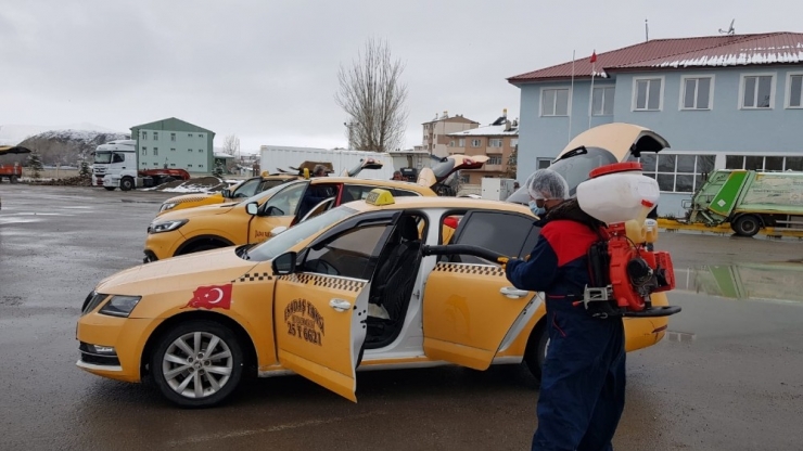 Aşkale’de Dezenfeksiyon Çalışmaları Sürüyor