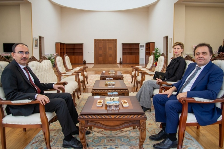 Başkan Şahin’den Rektör Beydemir’e Tebrik Ziyareti