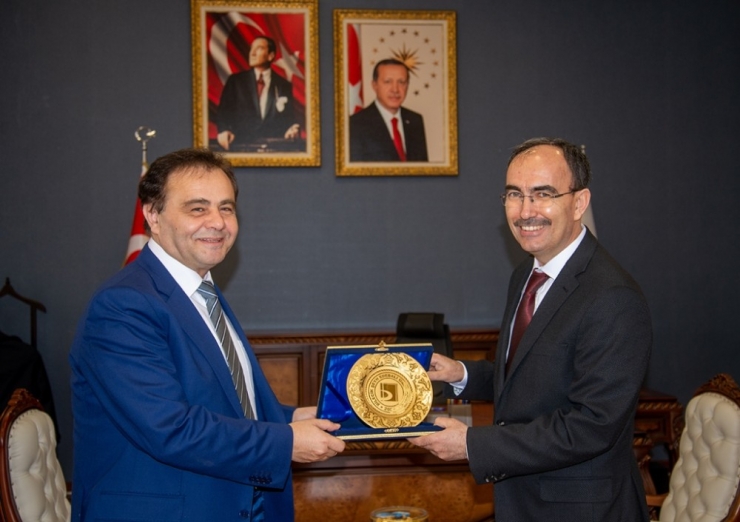 Başkan Şahin’den Rektör Beydemir’e Tebrik Ziyareti