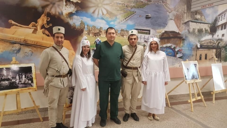 Devlet Hastanesi’nde Çanakkale Ruhu Yaşatıldı