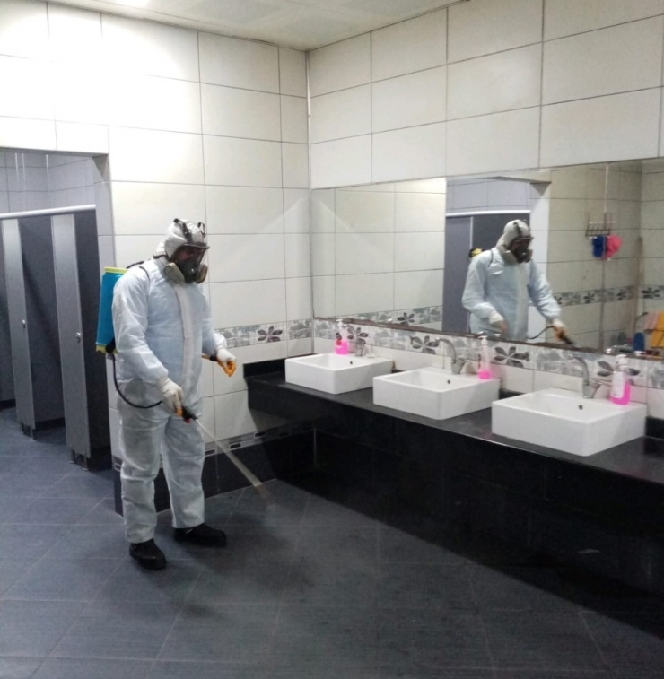 Terminallerde Dezenfekte Çalışmaları Devam Ediyor