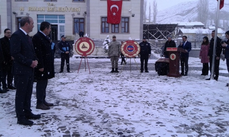 Narman’da Kurtuluş Törenlerine Koronojirüs Ayarı