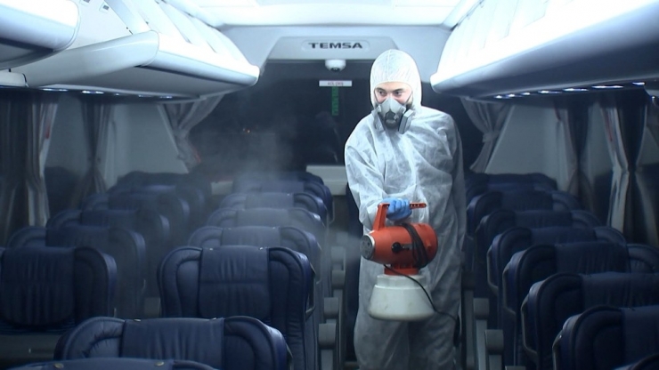 Havaist Araçlarında Dezenfekte Sıklığı Artırıldı