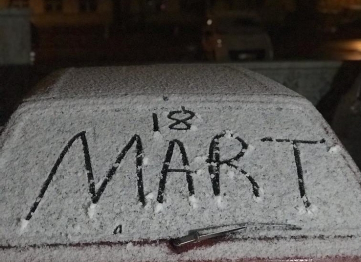 Kırıkkale Mart Ayında Beyaza Büründü