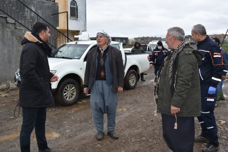 Siverek’te Selin Vurduğu Evlerde Hasar Tespiti Yapıldı