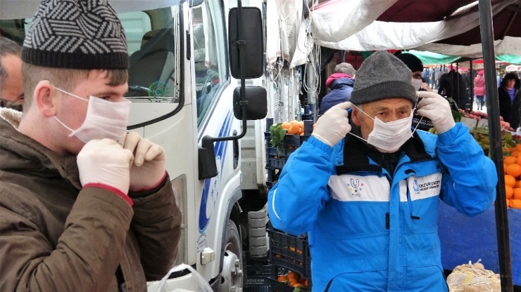 Pazar Yerinde Korona Virüs Önlemi