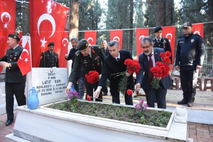 18 Mart Şehitleri Anma Ve Çanakkale Zaferinin 105. Yılı Sade Bir Tören İle Kutlandı