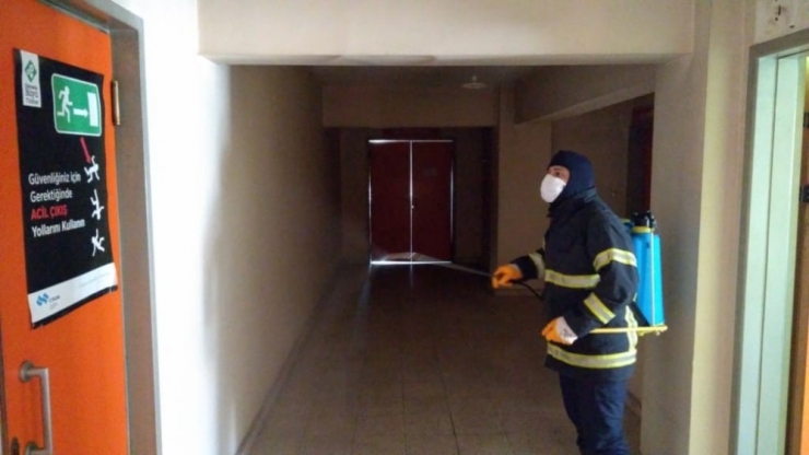 İtfaiye Müdürlüğü Dezenfekte Edildi