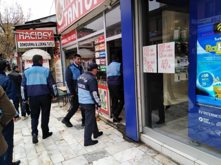 Erciş Belediyesinden Korona Virüsüne Karşı Denetim