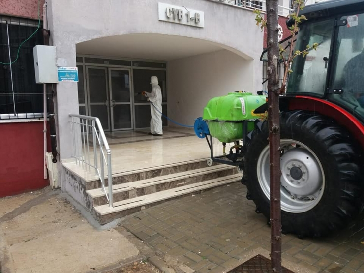 Besni’de Dezenfekte Çalışmaları Devam Ediyor