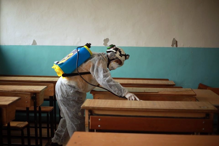 Afrin’de Dezenfekte Kampanyası Başlatıldı