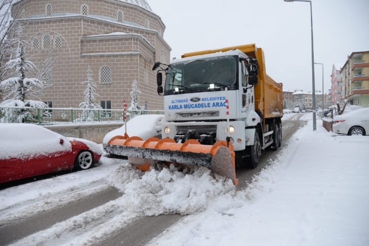 Altındağ’da Kar Teyakkuzu
