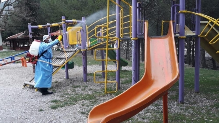 Köylerde Dezenfeksiyon Çalışması