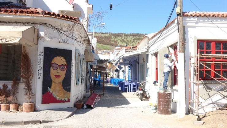 Bozcaada’da Korona Virüs Önlemi