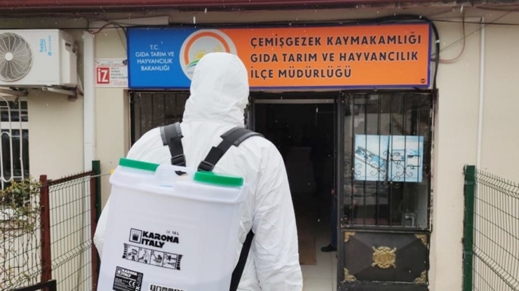 Korona Virüse Karşı Dezenfekte Çalışmaları Sürüyor