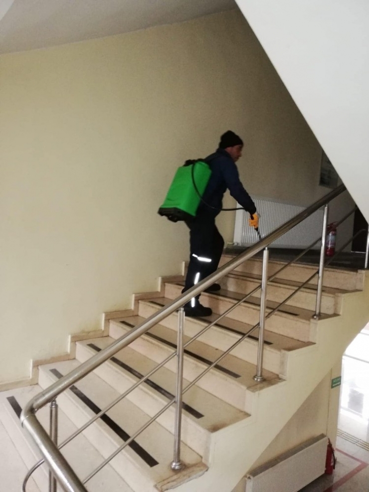 Dezenfekte Çalışmaları Hız Verildi