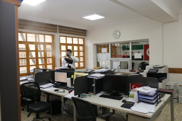 Dezenfekte Çalışmaları Hız Verildi