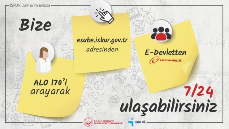 Kovid-19 Riskine Karşı İşkur Hizmetleri Online Olarak Yapılacak