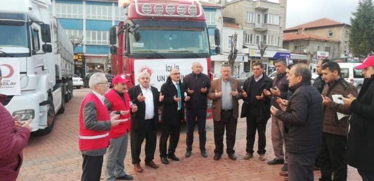 Tavşanlı 2 Tır Dolusu Un İle Mağdurların Yanında