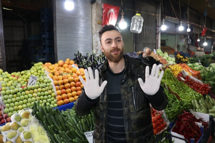 Malatya Sebze Pazarı Korona Virüs Önlemlerini Aldı