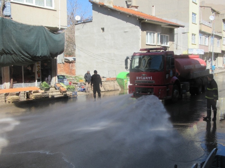 Sandıklı’da Korona Virüsü Tedbirleri