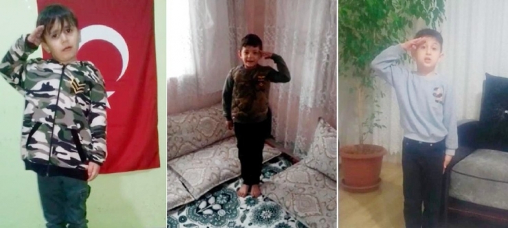 Köy Okulu Öğrencileri Çanakkale Şehitlerini Evlerinde Andı