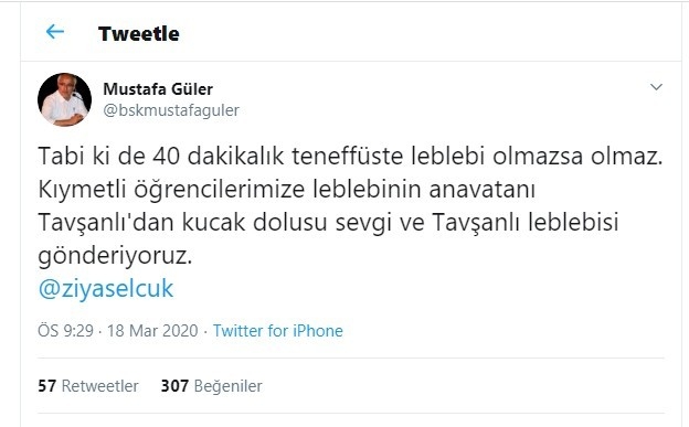 Tavşanlı’dan 81 İlde 81 Okula Leblebi