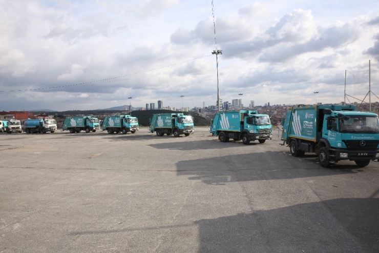 Cadde Ve Sokakları Temizleyen Temizlik Ordusu Havadan Görüntülendi