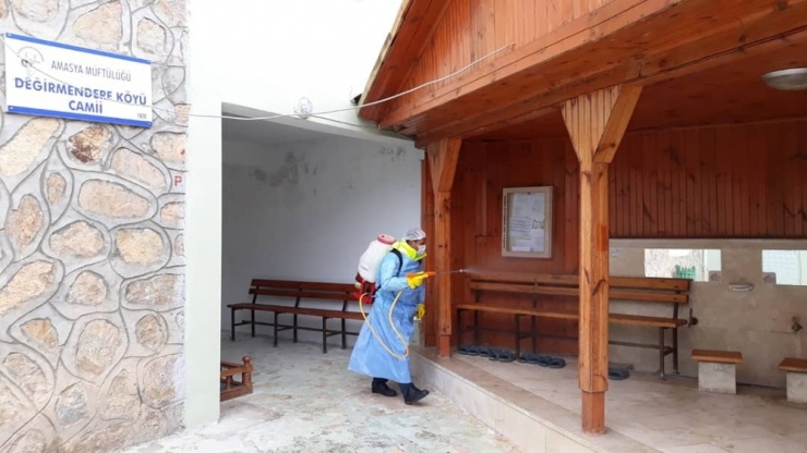 Köylerde Dezenfeksiyon Çalışması