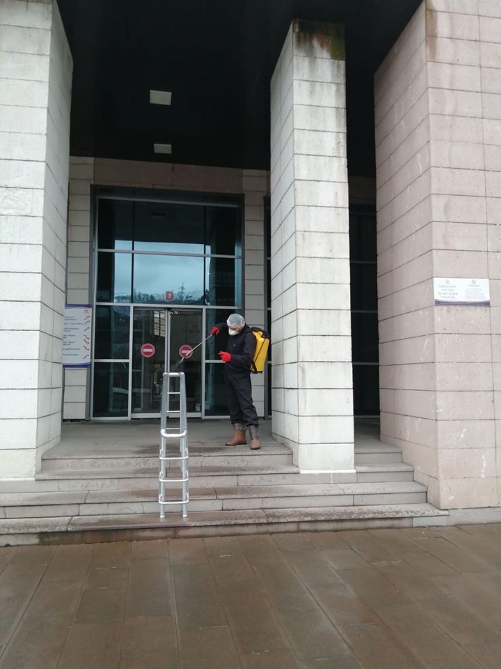 Gar Müdürlüğü’nde Dezenfeksiyon Önlemleri