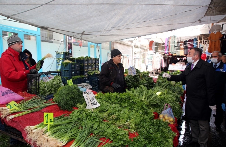 Akdeniz İlçesinde Korona Virüs Denetimleri Aralıksız Sürüyor