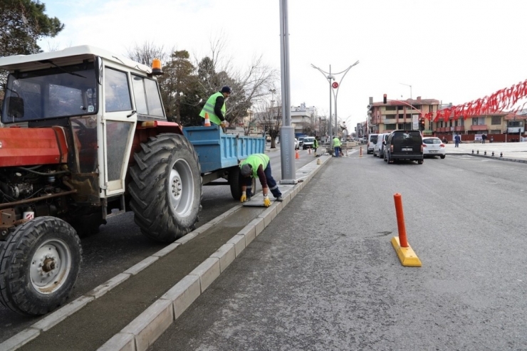 Başkan Aksun Çalışmaları Yerinde İnceledi