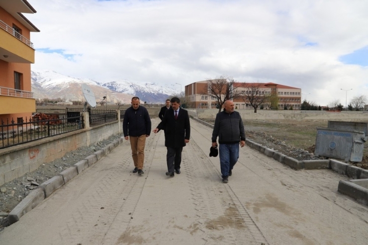 Başkan Aksun Çalışmaları Yerinde İnceledi