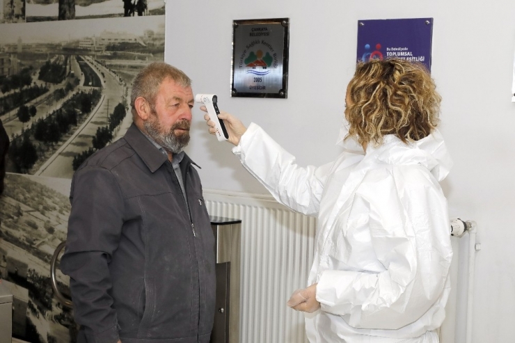 Çankaya Belediyesinden Ateş Ölçerli Önlem