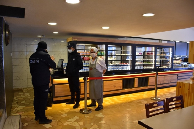 Erenlerde Zabıta Ekipleri Denetimlerini Sürdürüyor