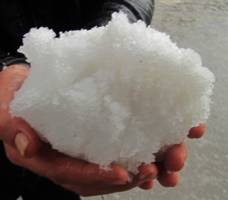 Araban’da Dolu Yağışı