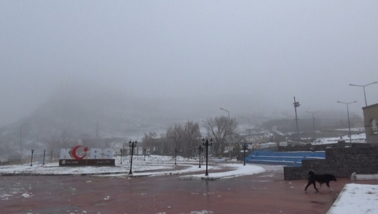 Kars’ta Yoğun Sis Etkili Oluyor