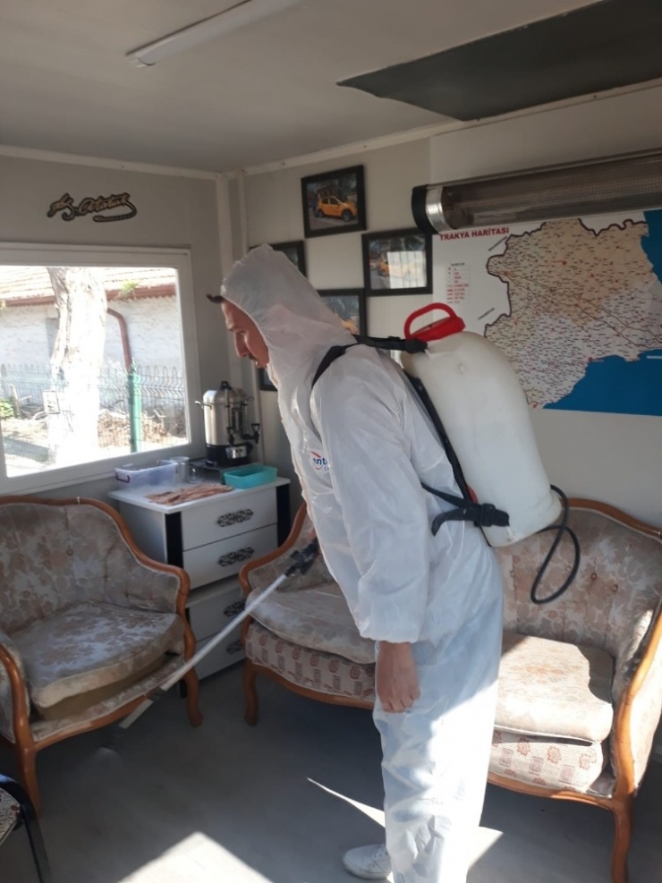 Taksilere Koronavirüs Dezenfektesi