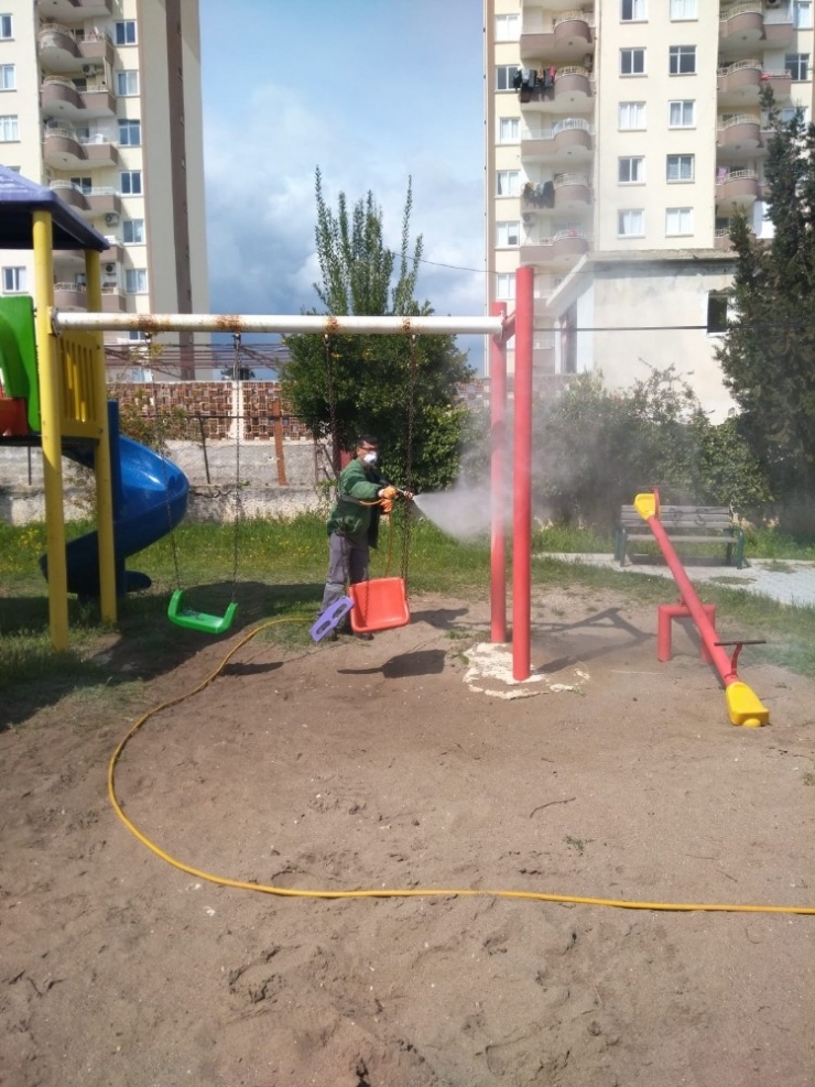 Mezitli’de Korona Virüsüne Karşı 24 Saat Mücadele