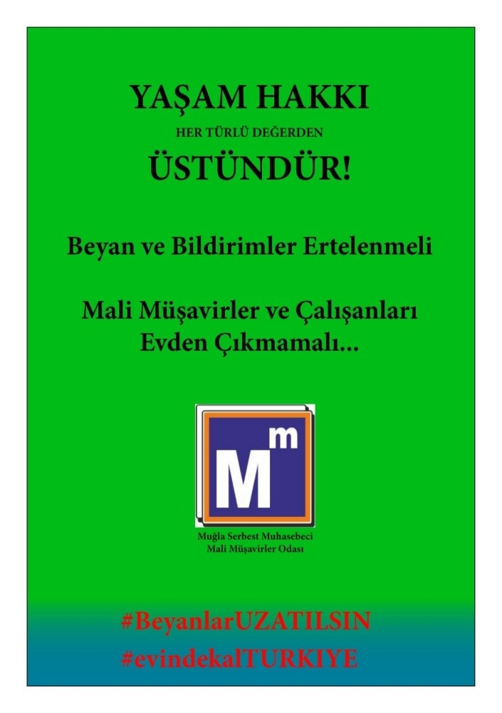 Evran; “Beyannameler De Ertelenmeli”