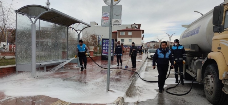 Erciş’te Dezenfekte Çalışması